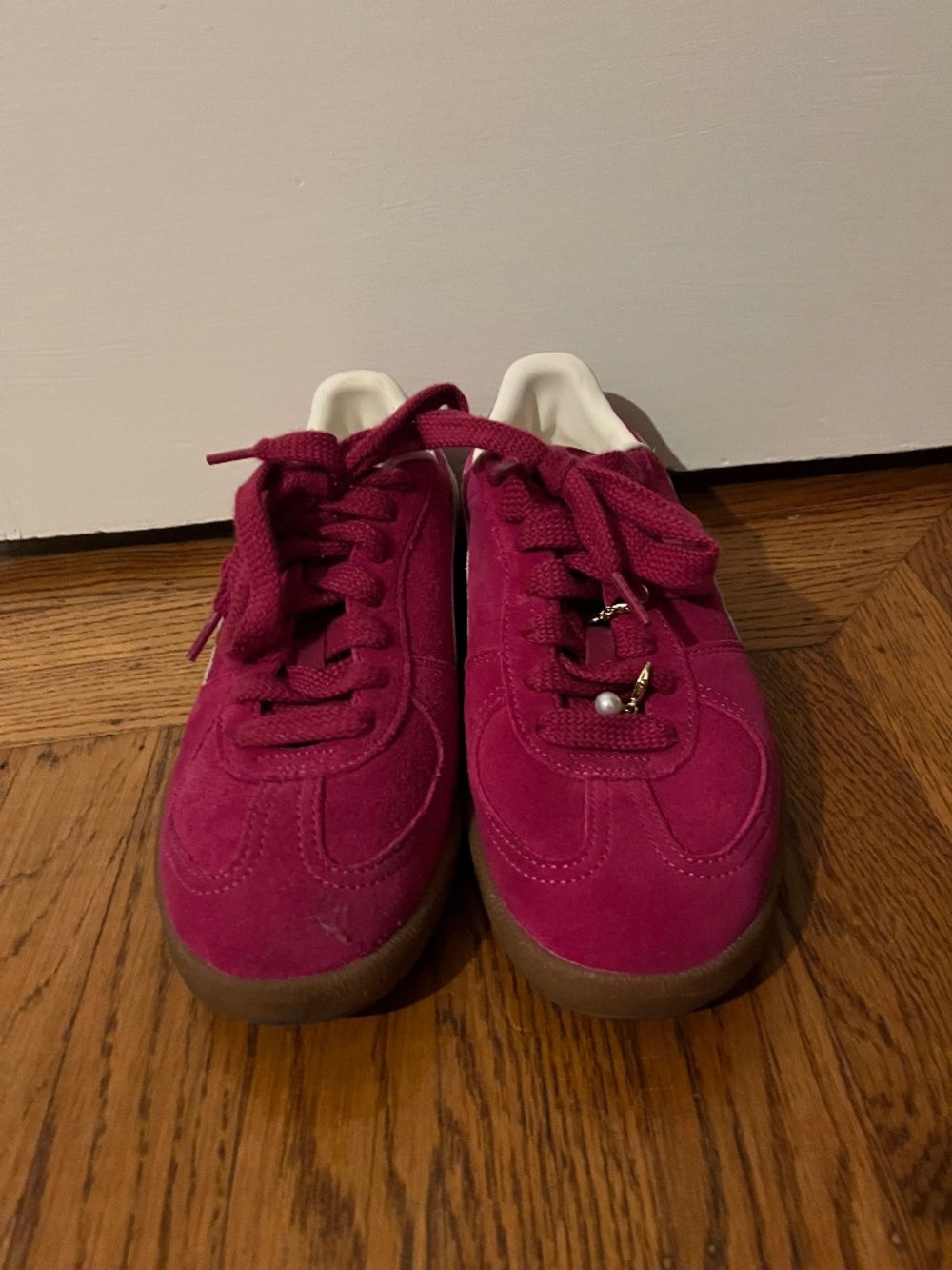 Magenta Suède Puma Palermo Size 9.5